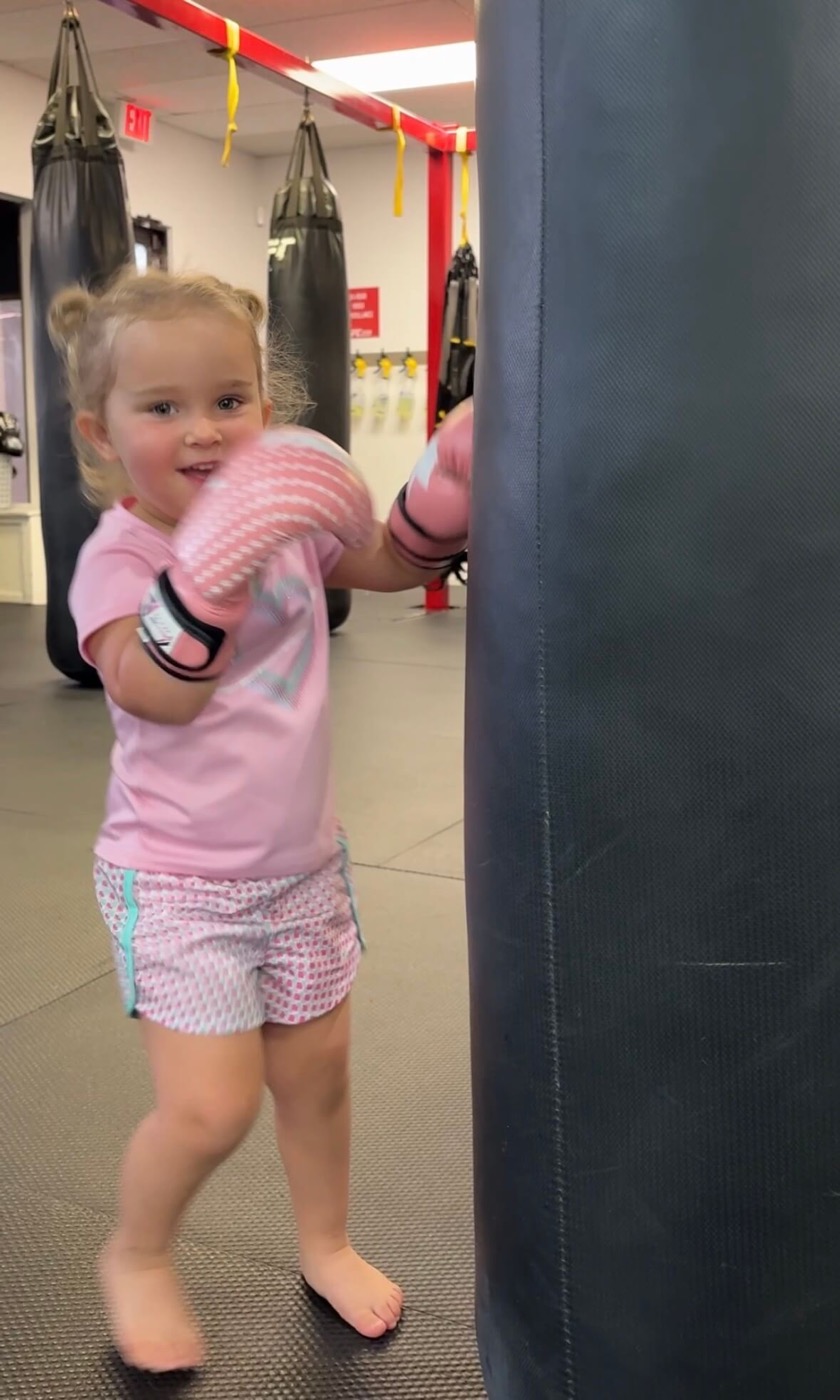 Toddler boxing class at UFC Gym Clearwater
